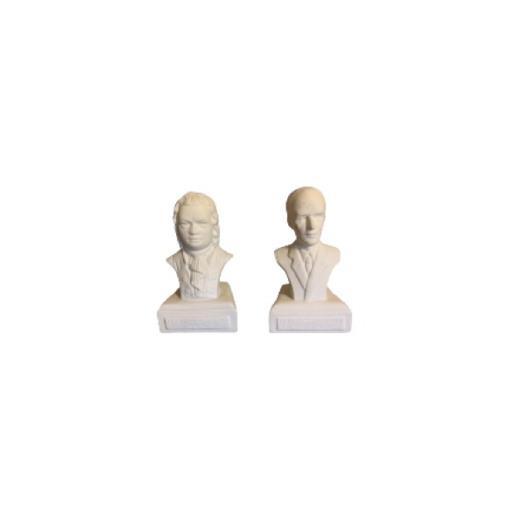 Willis Music Co. Bach and Bartok Vintage Busts